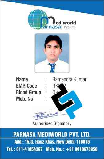 MR ID Cards Designing and Printing in Delhi