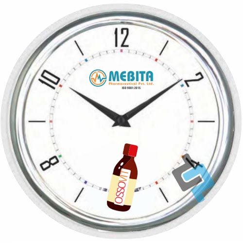 Pharma Promotional Clock printing